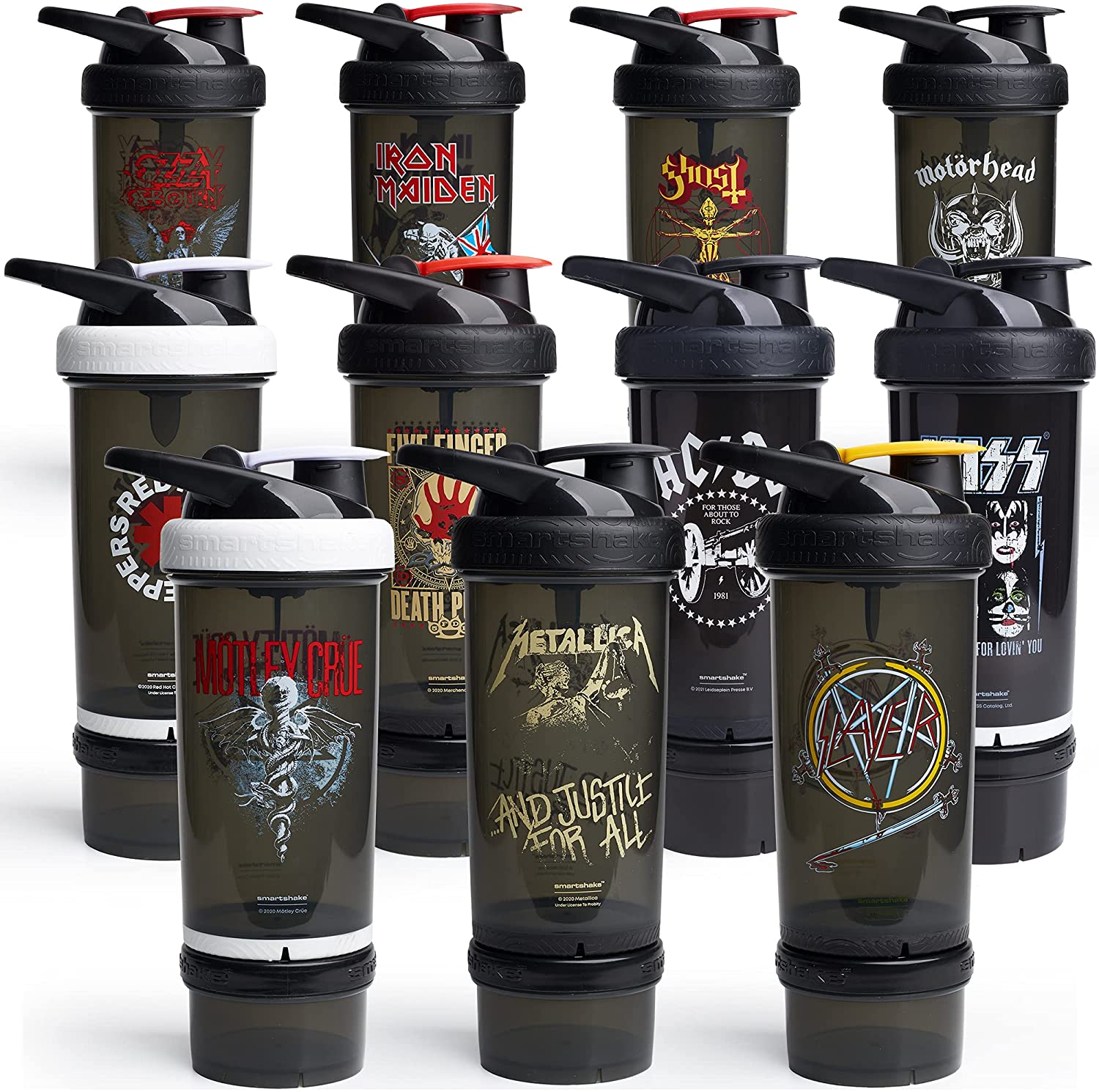 Amazon.com: Smartshake Revive Metallica Protein Shaker Bottle with